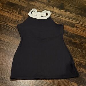 Kate Spade New York x Beyond Yoga Halter Tank Size S | Black & Cream | Collab